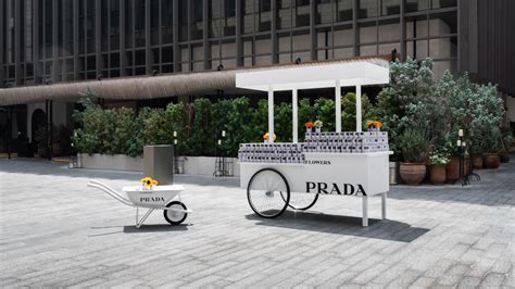 pop up store prada|Prada virtual flower.